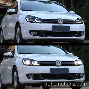 HCMOTIONZ VOLKWAGEN MK6 2008-2013 FRONTLAMPS FRONTAL